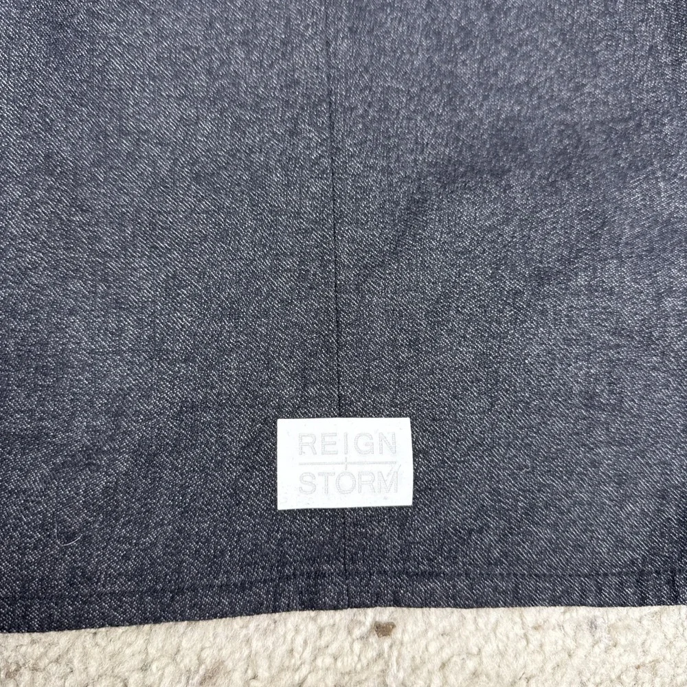 Reign‎ Storm Mens Small Button Front Shirt Gray Heather 100% Cotton Casual